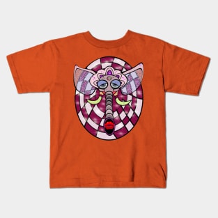 Sleepy Space Elephant Kids T-Shirt